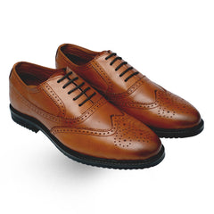 Lamonchie Marvento - Classic Wingtip Brogue - Tan