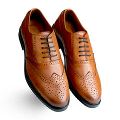 Lamonchie Marvento - Classic Wingtip Brogue - Tan