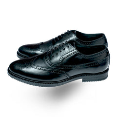 Lamonchie Marvento - Classic Wingtip Brogue - Black