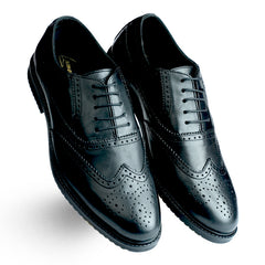 Lamonchie Marvento - Classic Wingtip Brogue - Black