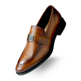 Lamonchie Parvoro - Textured Leather Loafer - Tan