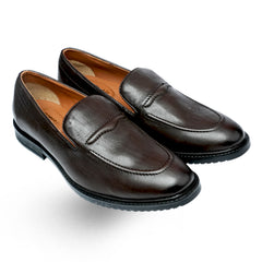 Lamonchie Ruvano - Minimal Penny Loafer - Brown