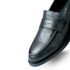 Lamonchie Silvano - Apron Penny Loafer - Black