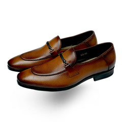 Lamonchie Ferano - Perforated Leather Loafer - Tan