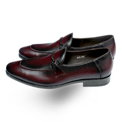 Lamonchie Ferano - Perforated Leather Loafer - Cherry