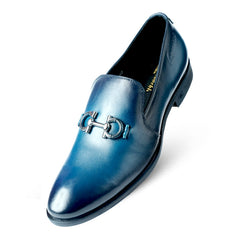 Lamonchie Travino - Signature Bit Loafer - Blue