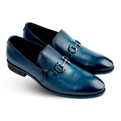 Lamonchie Travino - Signature Bit Loafer - Blue