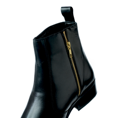 Lamonchie Vittore - Classic Leather Chelsea Boot - Black