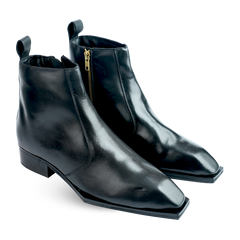 Lamonchie Vittore - Classic Leather Chelsea Boot - Black