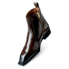 Lamonchie Vittore - Classic Leather Chelsea Boot - Brown