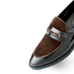 Lamonchie Velanti - Vegan Patent Loafer - Brown