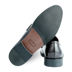 Lamonchie Velanti - Vegan Patent Loafer - Brown