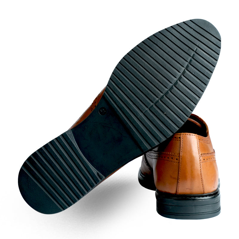 Lamonchie Marvento - Classic Wingtip Brogue - Tan