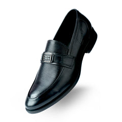 Lamonchie Parvoro - Textured Leather Loafer - Black