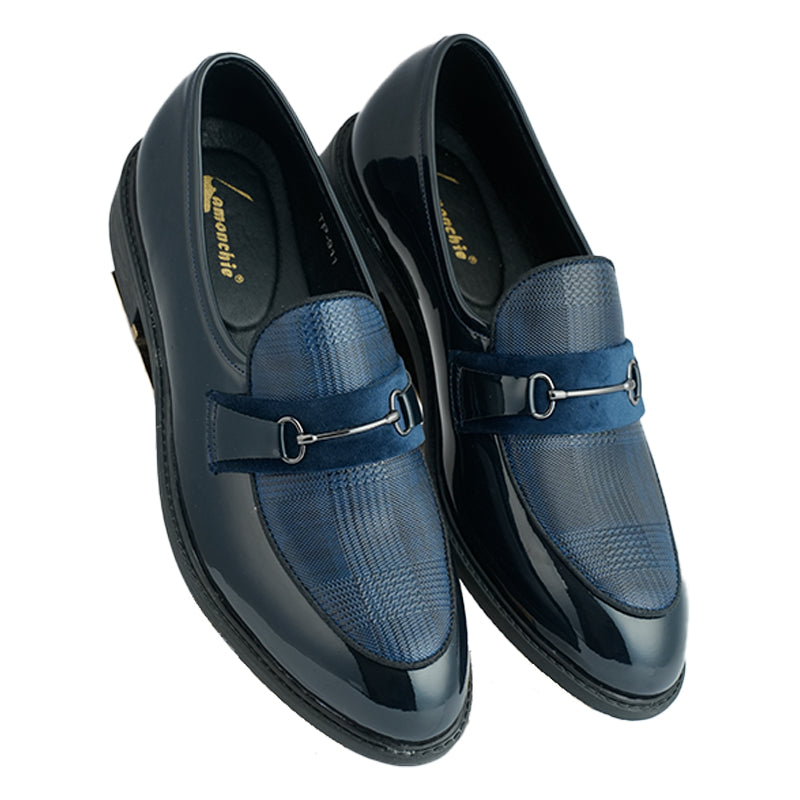 Lamonchie Verado - Vegan Check Loafer - Blue