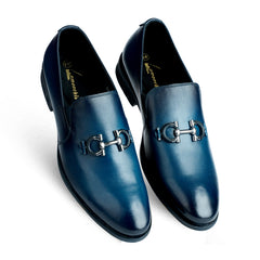 Lamonchie Travino - Signature Bit Loafer - Blue