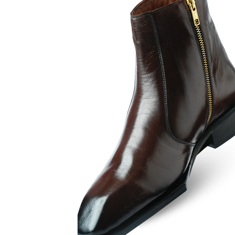 Lamonchie Vittore - Classic Leather Chelsea Boot - Brown